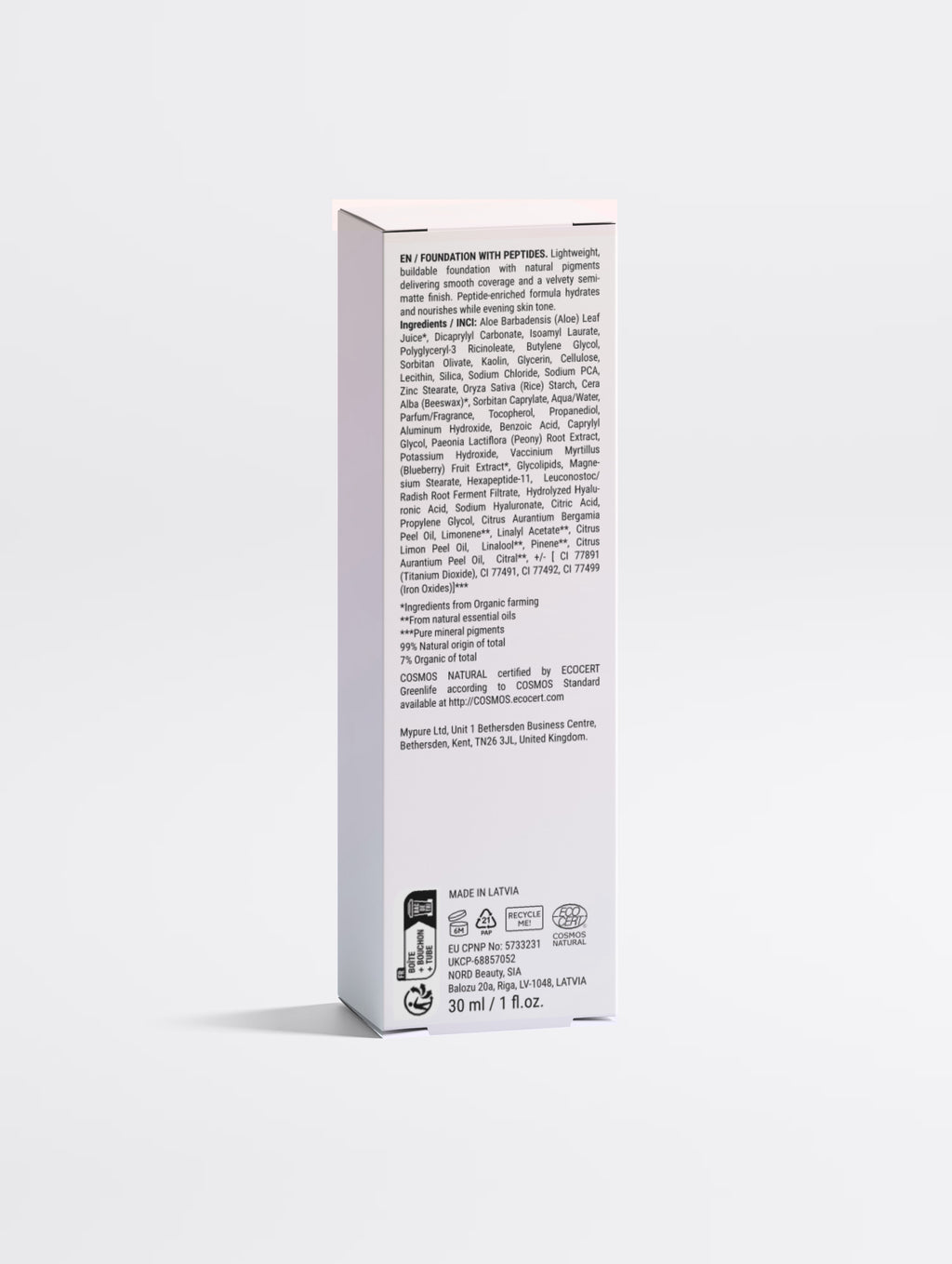 Foundation with Peptides, 45 Deep Warm