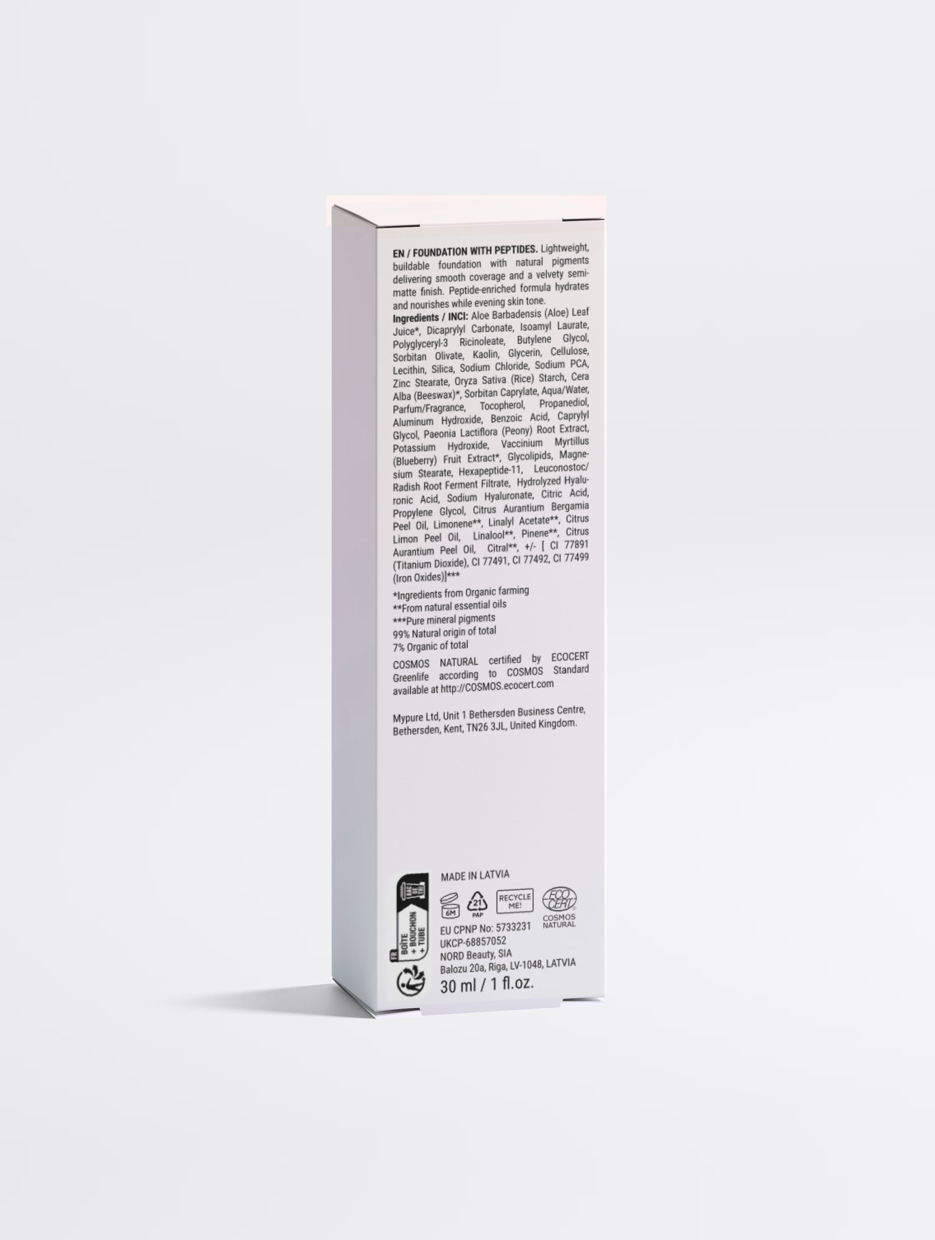 Foundation with Peptides, 45 Deep Warm