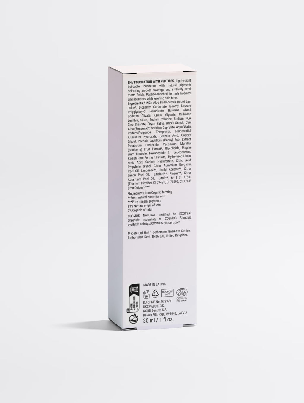 Foundation with Peptides,  25 Medium Warm